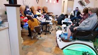 Saturday at lucky nails.