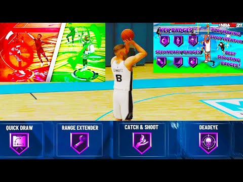 How to Get SHOOTING BADGES Fast in NBA 2K22! (easy way) Mycareer Gameplay Method