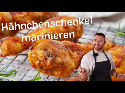 Hähnchenschenkel richtig marinieren | mit selbstgemachter Marinade | Rezept | eat.de