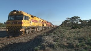 preview picture of video '159 car ore train : Norseman WA : Australian trains and railroads'