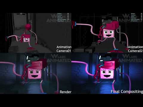 Mommy Long legs wanted to play hide and Seek