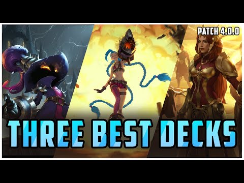 3 TOP TIER Decks Early Patch 4.0.0 - LoR Meta Report