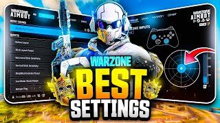 NEW Best *BROKEN* Settings for BO7 Warzone Season 1 😍👑 (XBOX/PS4/PS5/PC)
