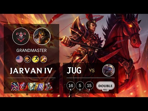 Jarvan IV Jungle vs Poppy - NA Grandmaster Patch 11.5