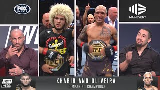 Could Charles Oliveira beat Khabib UFC 274 - Whittaker & Volkanovski