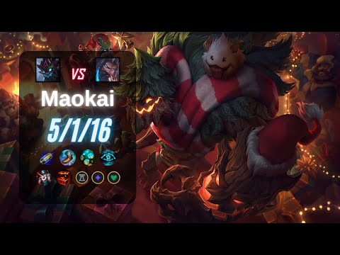 Maokai Jungle vs Udyr - EUW LoL Challenger 13.10