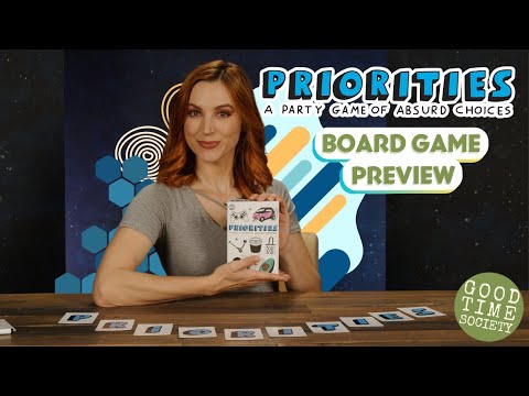 PRIORITIES: A Party Game of Absurd Choices! | Board Game Preview
