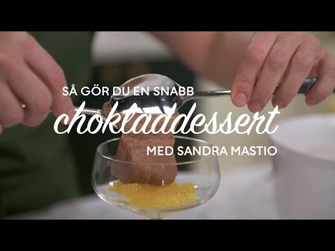 Se & gör supersnabb chokladmousse