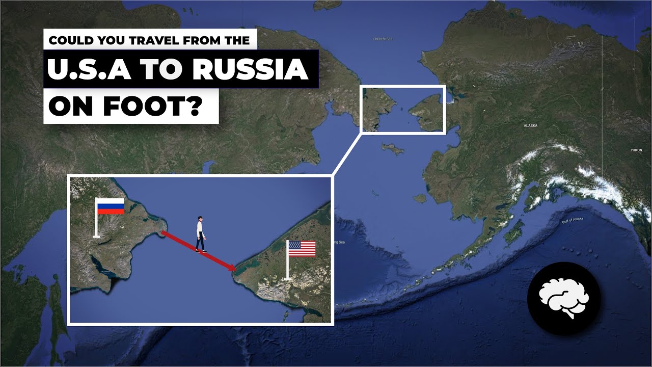 Could you travel from the U.S.A to Russia ON FOOT!?