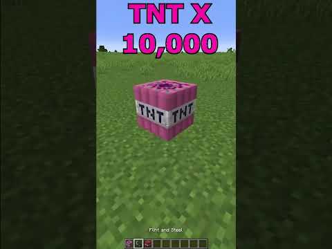 EndoGamics - 1 TNT Vs 1 Million TNT Minecraft #shorts