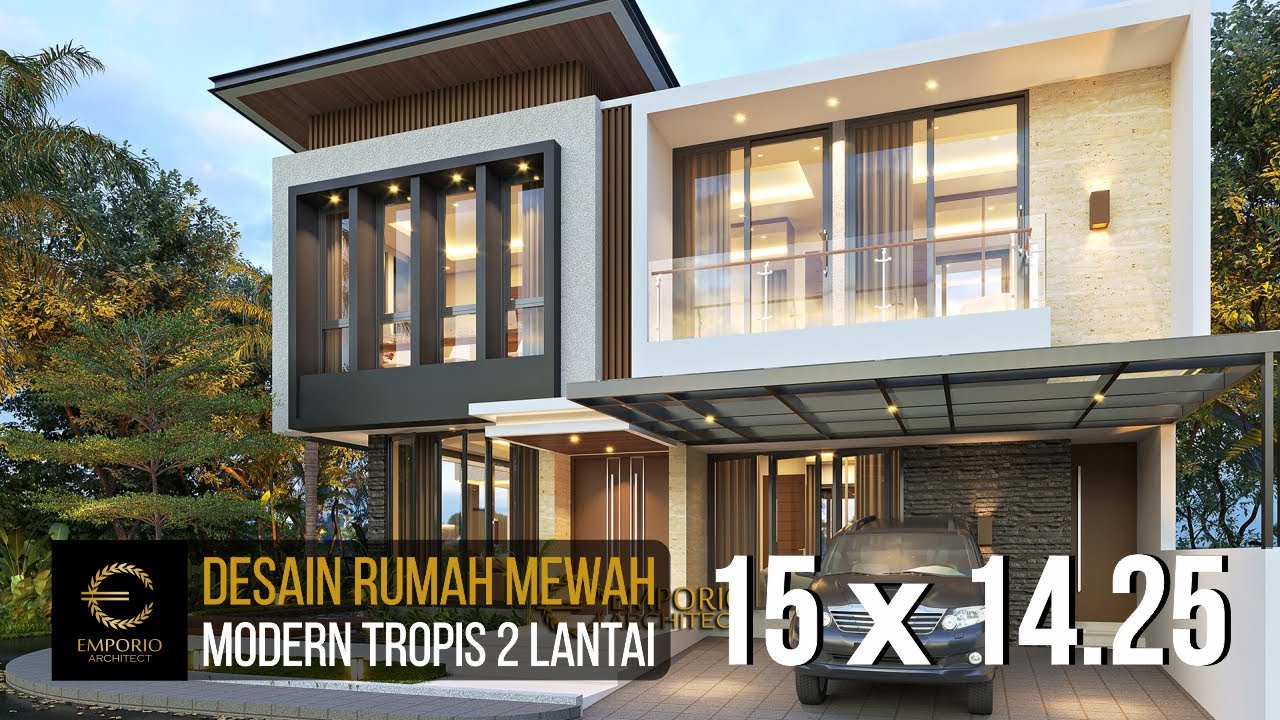 Video 3D Desain Rumah Modern 2 Lantai Bapak FRZ - Jakarta