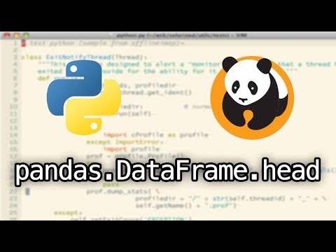 Pandas Head Python Tutorial Pandas Dataframe Head