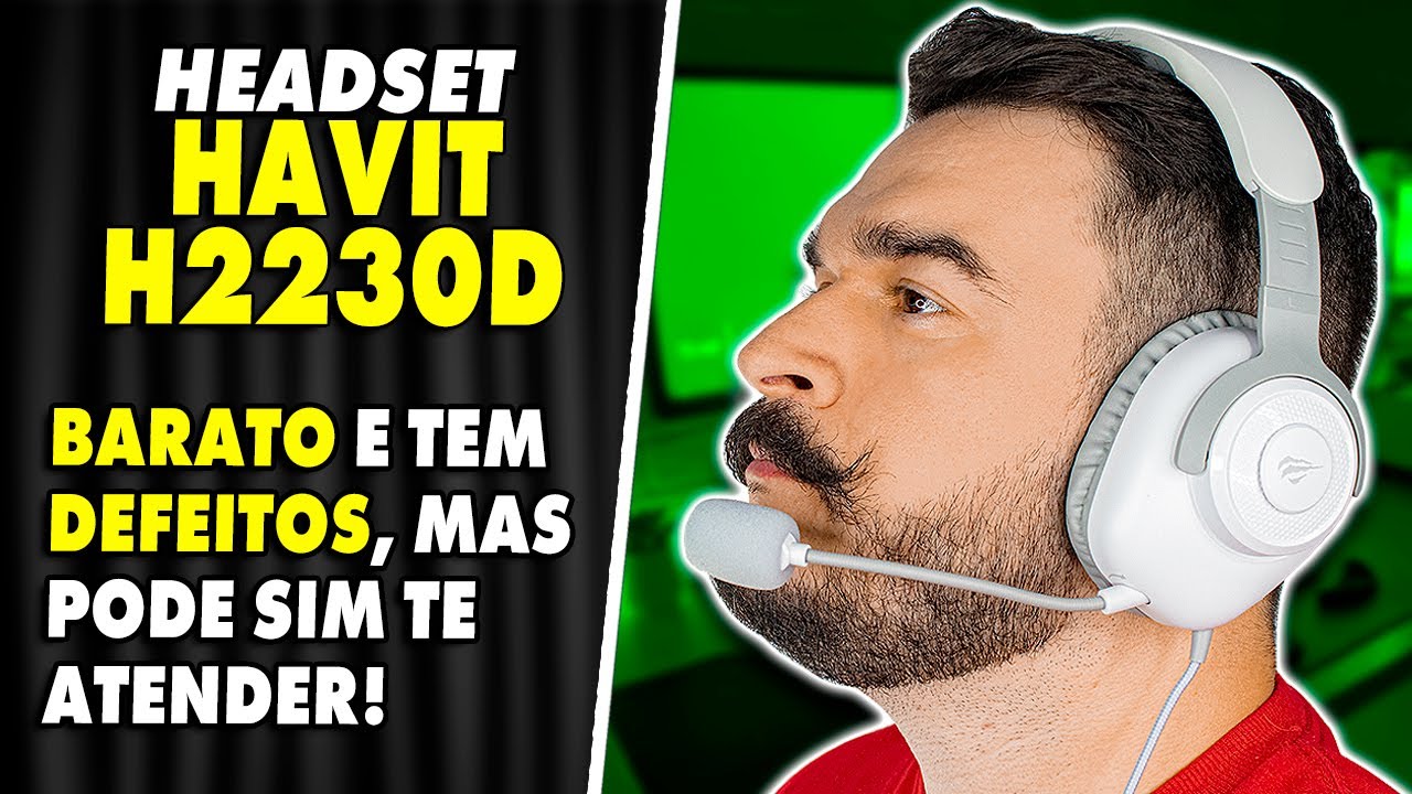 O HEADSET HAVIT H2230D É BOM MAS EXIGE CERTOS CUIDADOS E NÃO ACONSELHO NA COR BRANCA!