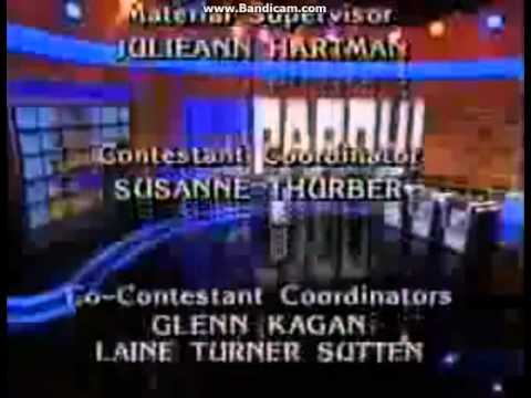 Jeopardy! Full Credit Roll 5/23/1995