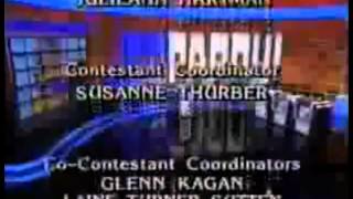 Jeopardy! Full Credit Roll 5/23/1995