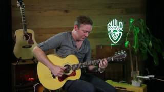Guild Jumbo Junior Flamed Maple Westerly Archback Video