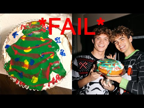 MAKING AN EPIC HOLIDAY CAKE *FAIL*