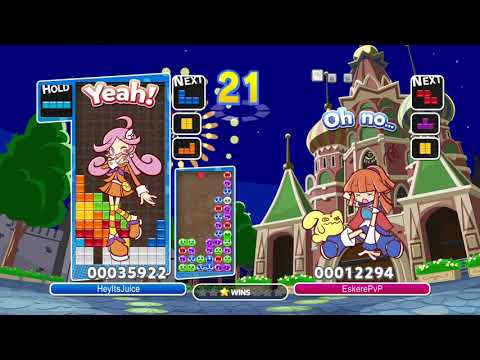 Puyo Puyo Tetris vs EskerePvP (VS [Tetris vs Tetris] and Swap)