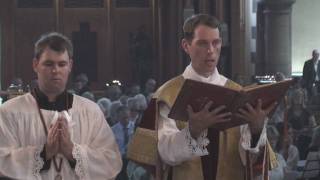 First Solemn High Mass - Epistle and Gospel