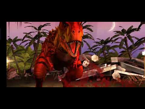 TYRANNOSAURUS REX BATTLE VS YUDON / Jurassic world the game #1062