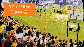 DJ Bravo #Champion Dance Celebration with CSK Fans || CSK vs KKR IPL Final 2021