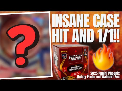 INSANE CASE HIT AND 1/1!!! 2025 Panini Phoenix Hobby Preferred Walmart Boxes Are LOADED
