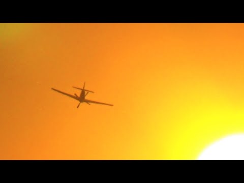 Magic P-51 Sunset Display at Stearman and Friends 2022