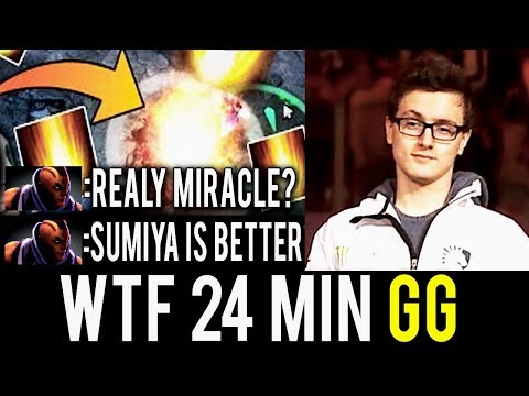 SumiYa Are You Ready? Miracle- Genius Invoker WTF 24 Min GG Next Level Hack Brains Dota 2
