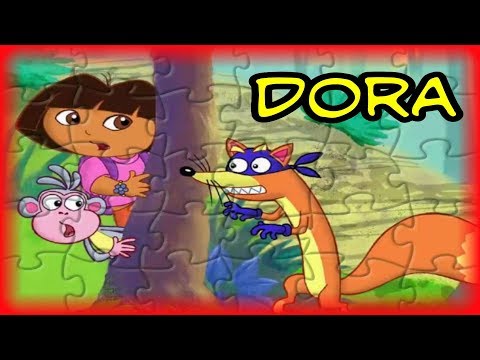 Swiper Chases Boots and Dora The Explorer Puzzle Video- Kids Learn & Play Puzzle Video Games & Toys