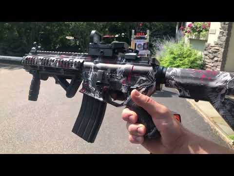 Demo & FPS Test: ZYMYYLF M416 Gel Ball Blaster