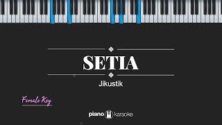 Download lagu Setia (FEMALE KEY) Jikustik (KARAOKE PIANO) mp3