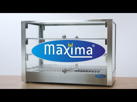Maxima Gastro Wärmevitrine - 115 l - 70 cm - 3 Regale