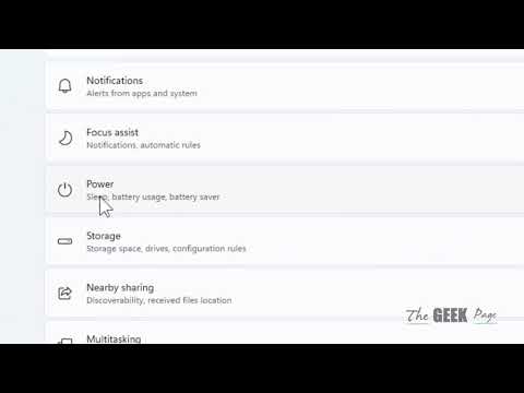 Windows 11: Change Screen timeout settings