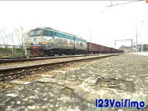 L'arrivo di una E655 a Mantova