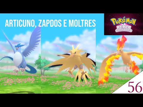 Articuno, Zapdos e Moltres! Pokémon Perla Splendente ITA - Episodio 56