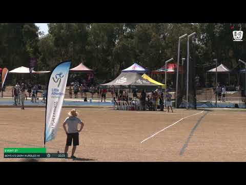 Boys U13 200m Hurdles Timed Final 1 : 2024-25 State Track and Field Championships