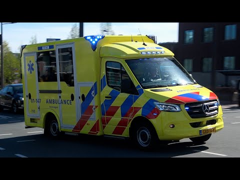 [Primeur] A1, C. Miesen Ambulance 01-147 Groningen naar het UMCG