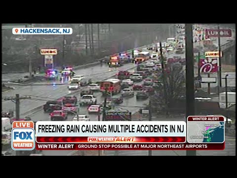 Freezing Rain Causing Multiple Accidents In New Jersey