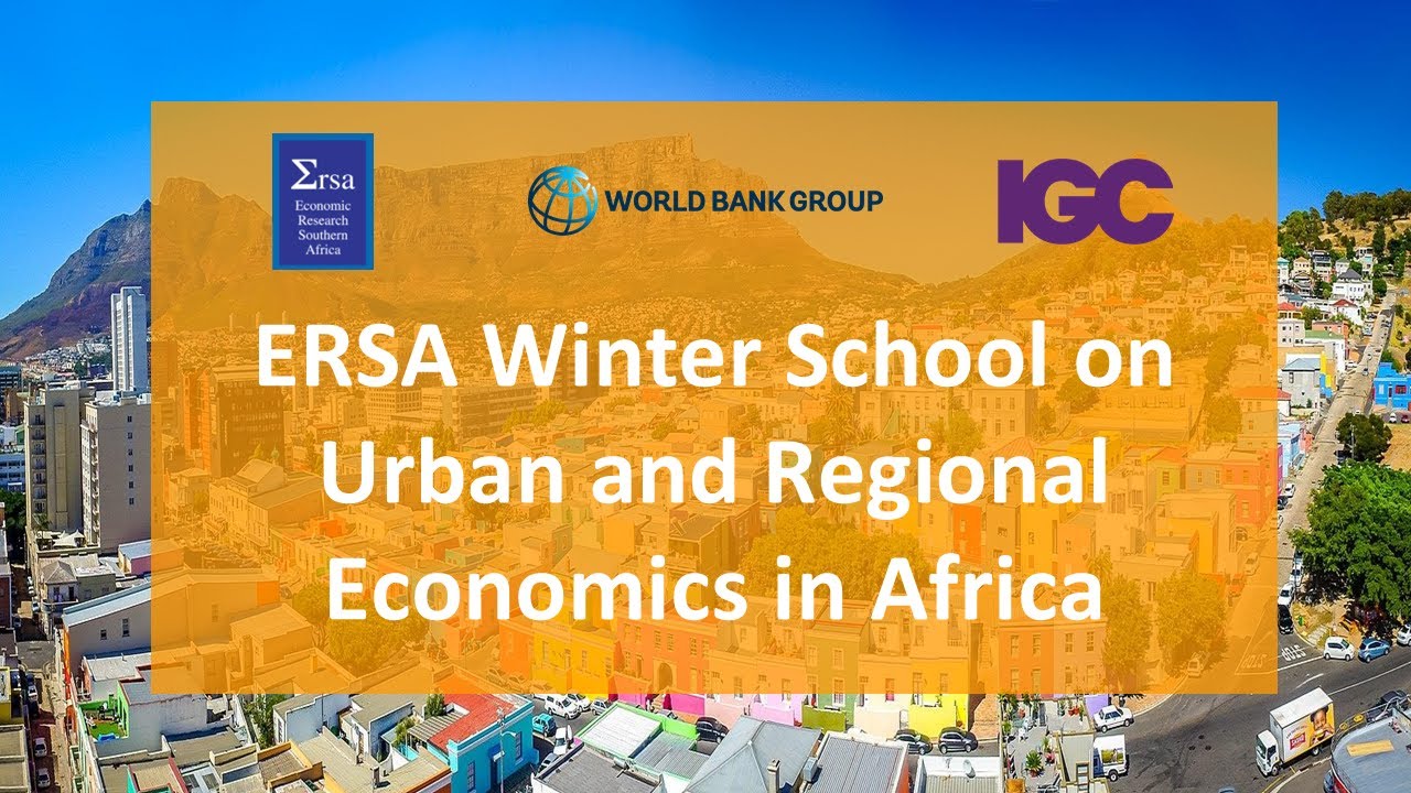 Winter School on Urban and Regional Economics in Africa: Spatial Methods and Models