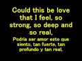 Could this be love lyrics [+ traduccion al español ...