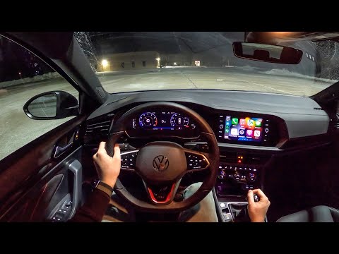 2022 Volkswagen Jetta GLI 6-Speed Manual - POV Night Drive (Binaural Audio)