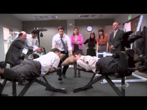 The Office: Dwight and Gabe at the Gym / Sleep over party