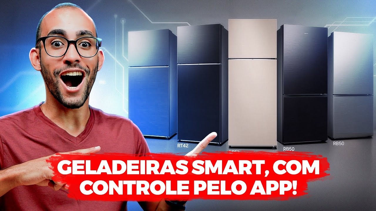 AS GELADEIRAS MAIS INSANAS QUE JÁ VI! Nova linha Samsung Evolution TÁ INCRÍVEL!