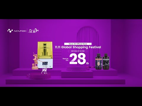 $99 Resin Printer and $9.9 Resin available on Nova3d Aliexpress 3d Printer and UV Resin Deals