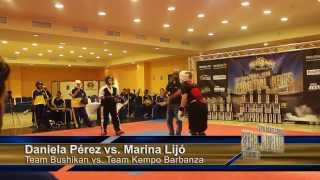 Daniela Pérez vs Marina Lijó - International Martial Open "Parque Warner" 2013