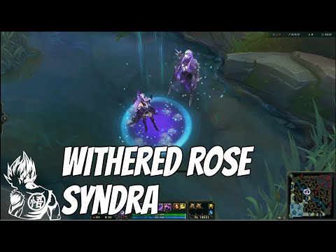 Withered Rose Syndra Skin Spotlight - Pre-Release - League of Legends