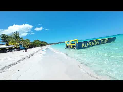 Midday Walk On The Beach | 7 mile beach Negril | Jamaica 4K 60fps