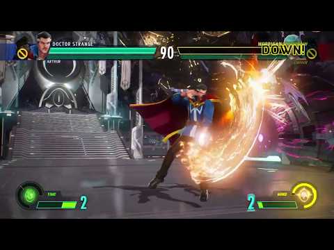 MARVEL VS. CAPCOM: INFINITE - Arthur & Doctor Strange VS Hulk & Morrigan