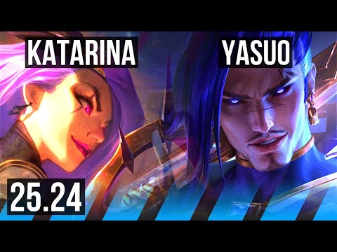 KATARINA vs YASUO (MID) | KR Master | 25.24
