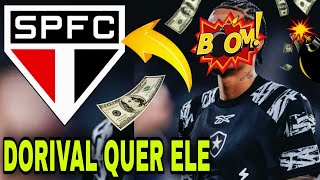 BAITA REFORÇO NO SÃO PAULO! DORIVAL JÚNIOR PEDIU
